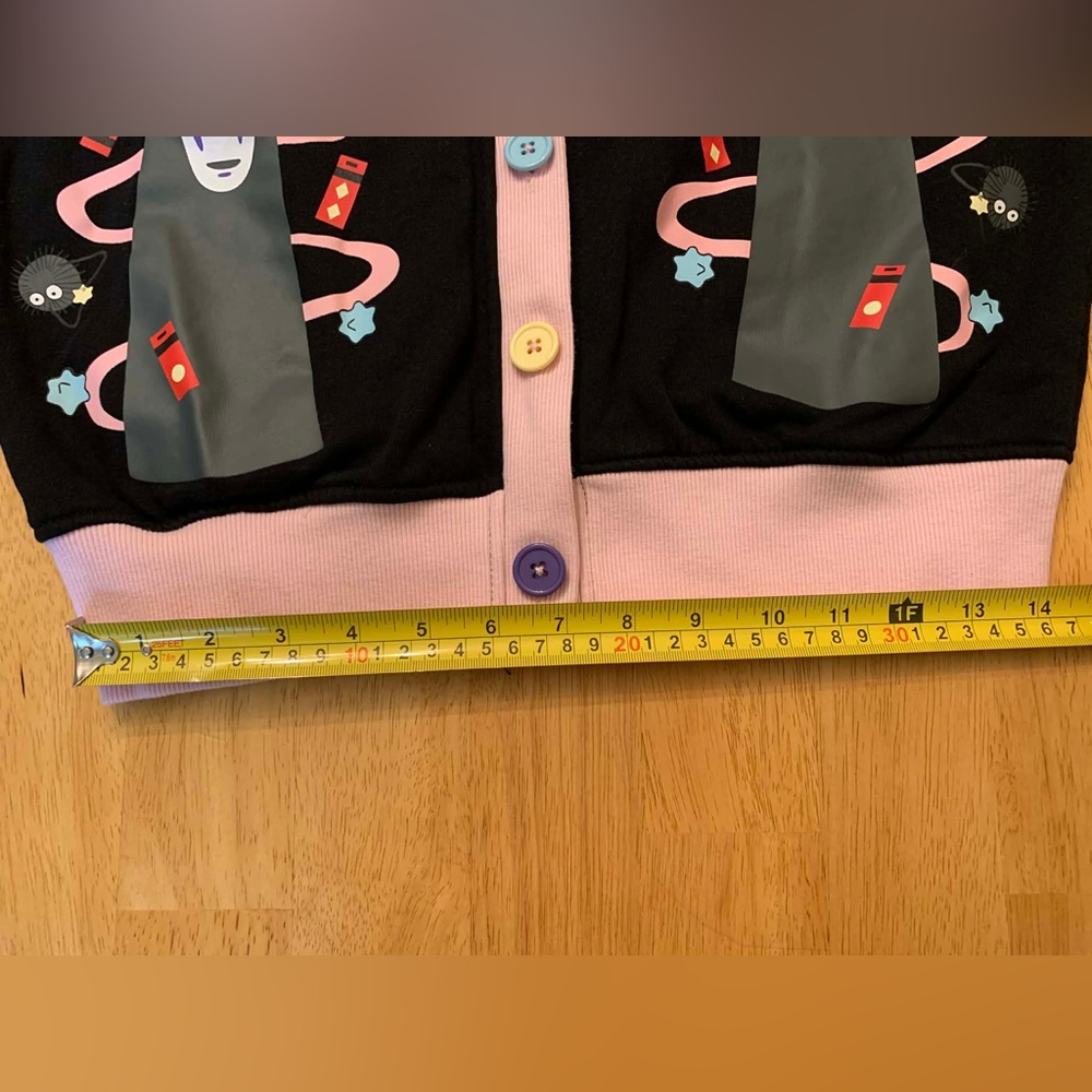 Her Universe Spirited Away Black and Pink Cardigan Size Small - Picture 8 of 10